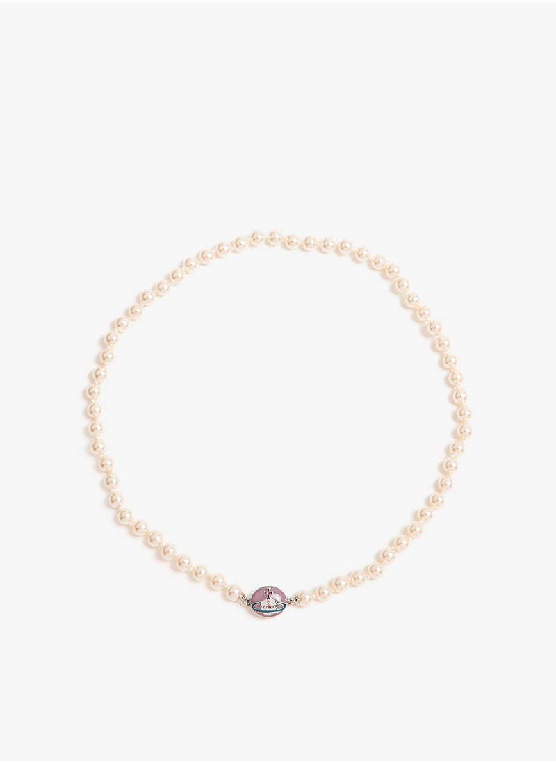 Vivienne Westwood Saturn Pearl Necklace  - Image 1