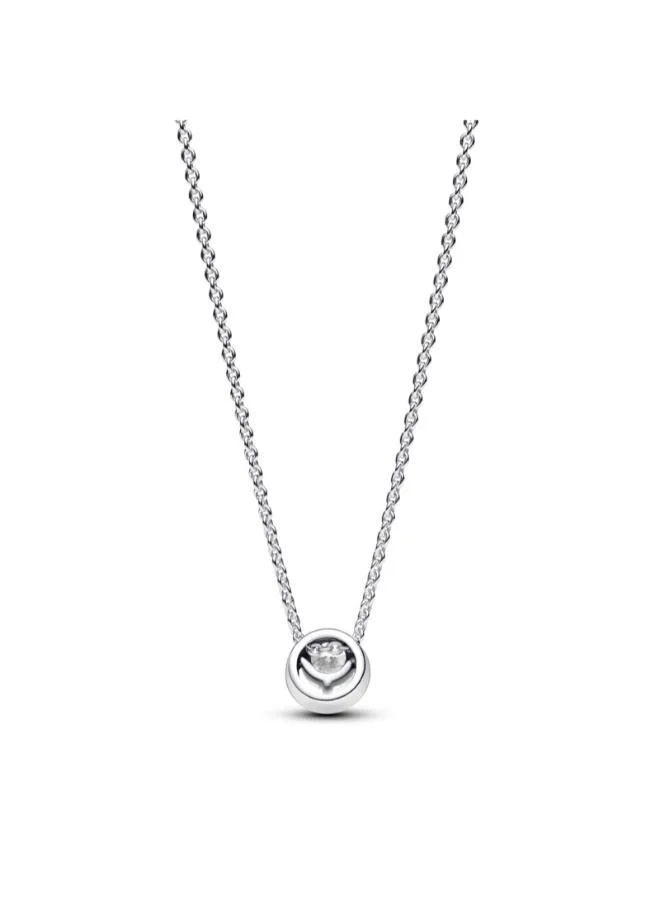 PANDORA Sterling silver collier with clear cubic zirconia