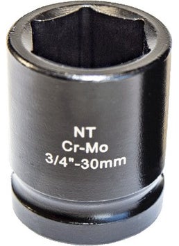 Nttools NTZL3460 60 mm 3/4'' Crmo Metric Impact Socket 