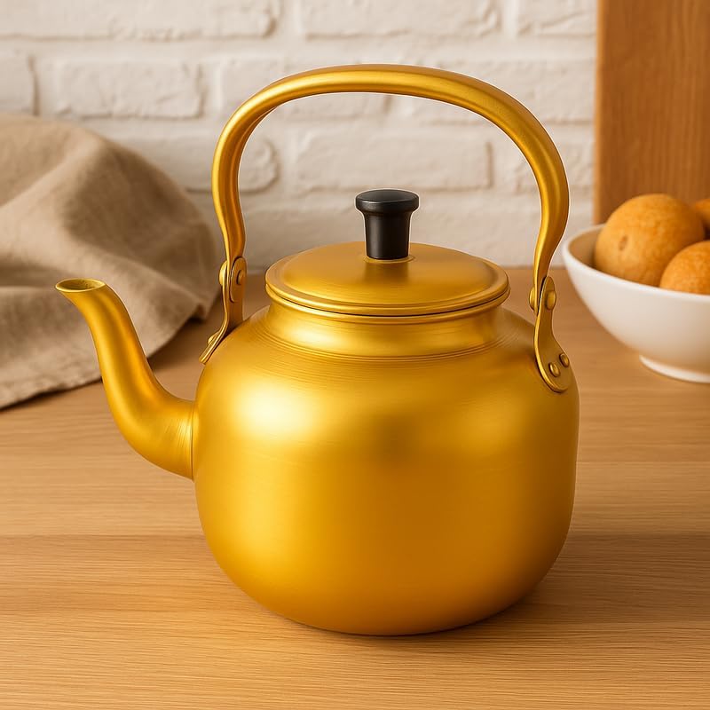 Golden Kettle 1.5L Electric Water Boiler, Stainless Steel, Fast Heating, Auto Shut-Off, Cordless Design