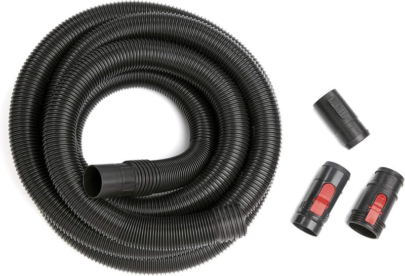 CRAFTSMAN CRAFTSMAN CMXZVBE38759 212 in x 20 ft POSILOCK Wet Dry Vac Hose Attachment Kit IndustrialGrade Shop Vacuum Replacement Hose Fits Most WetDry Vacuums with a 212 in Diameter - Image 1