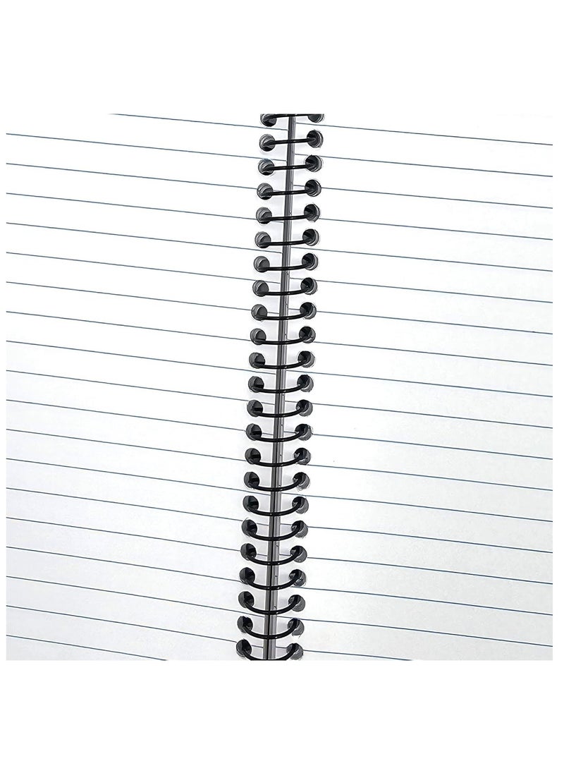 Maxi - 3-Piece A4 Size Spiral Notebook 100 Sheets Assorted Designs - Image 1