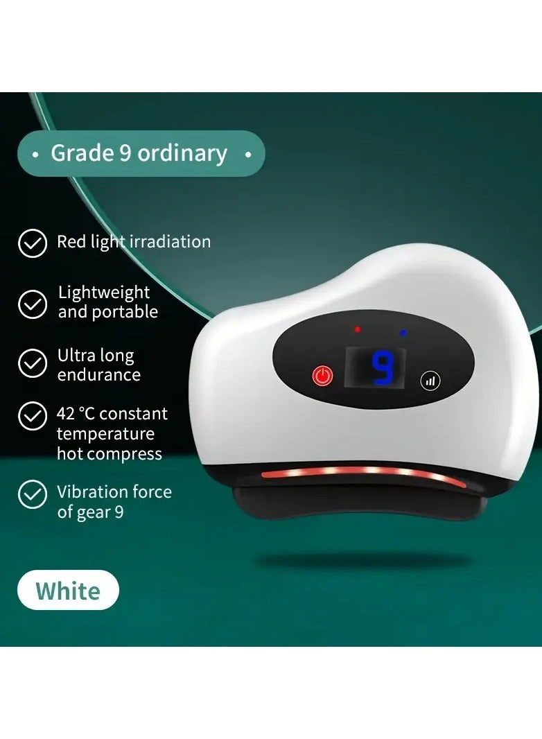 DubaiGallery أداة كشط الوجه الكهربائية الذكية لوح كشط الحجر فرشاة المسارات ماكينة تدليك الجمال للوجه جهاز تنظيف ساخن بدرجة حرارة ثابتة - Image 3