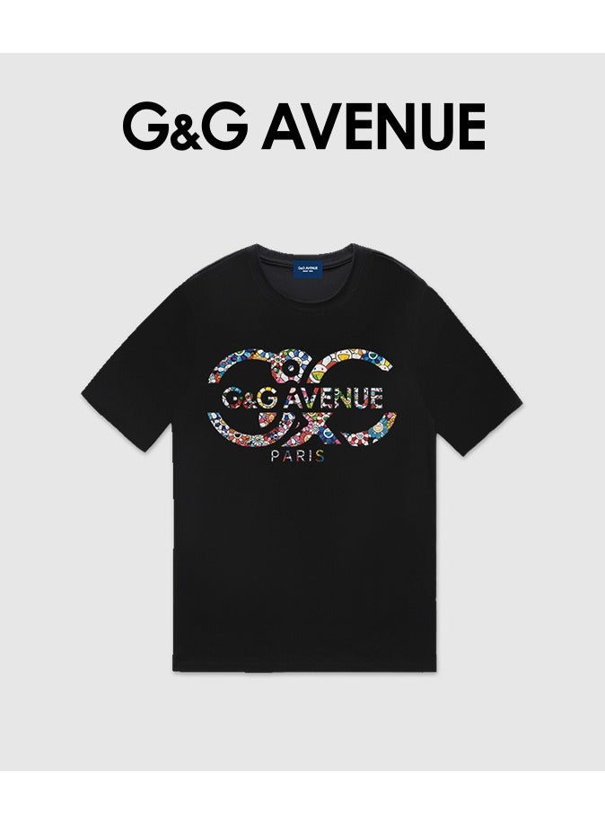 G&G AVENUE Mens Funny Letters Print T Shirts Short Sleeve Shirts Cute Sunshine Graphic Tees Summer Casual Loose Tops - Image 1