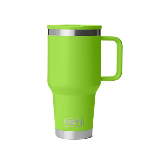 YETI Rambler 30 oz Travel Mug with Flip Straw Lid Stainless Steel Vacuum Insulated Leakproof Cup Holder Friendly Venom - Image 1