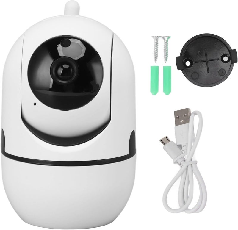 كلاراكو كاميرا مراقبة لاسلكية صغيرة من كلارك، كاميرا واي فاي لأمن المنزل، مراقبة الأطفال، الحيوانات الأليفة، الرؤية الليلية المظلمة، كاميرا منزلية، كشف ذكي، كاميرا لاسلكية ذكية - Image 1