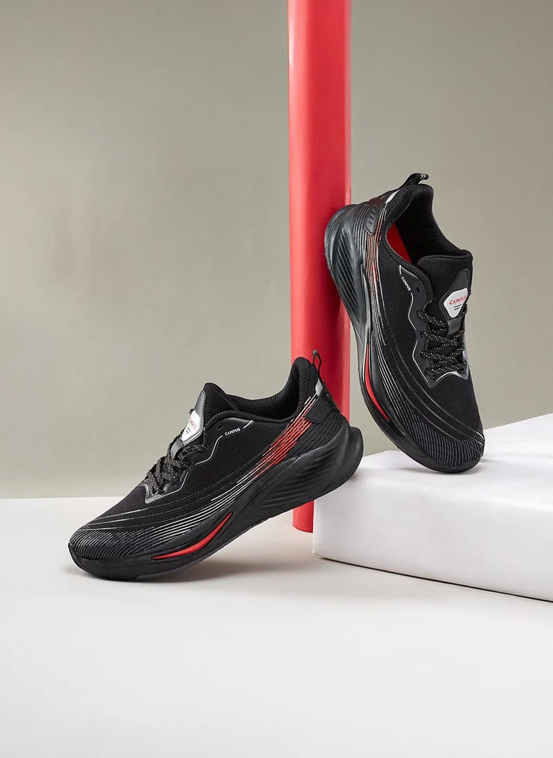 CAMPUS Men Duno Campus Air Flow Lite Comfort Footbed Lace-Up Running Shoes-Red