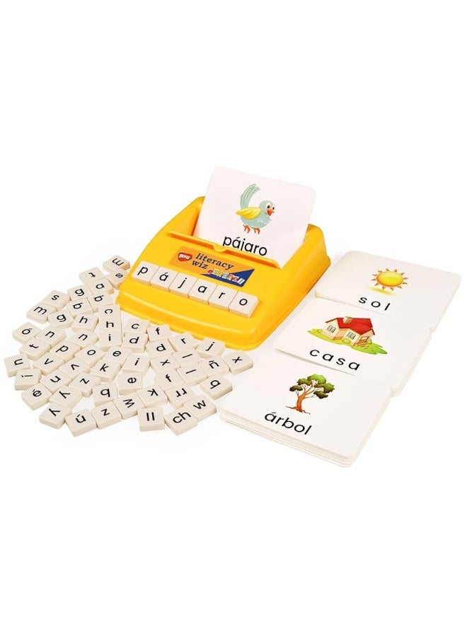 BOHS BOHS Spanish Literacy Wiz Spelling Game  Espanol Lower Case 60 Flash Cards  Preschool Language Learning Educational Toys  - Image 2