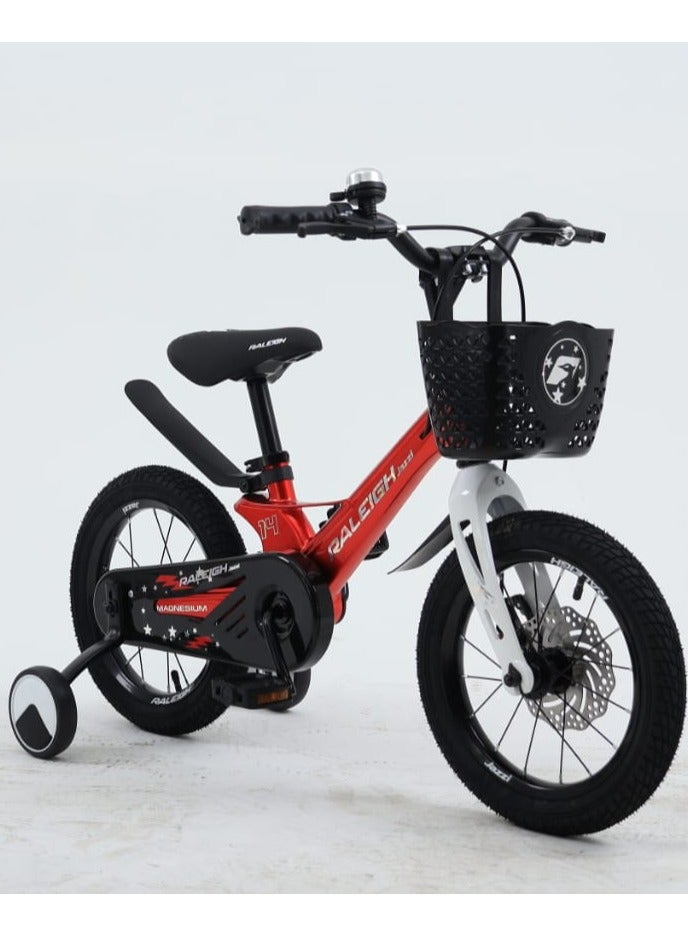 RALEIGH Jazzi 14" Aluminium Magnesium Lightweight Frame Kids Bike - Image 2