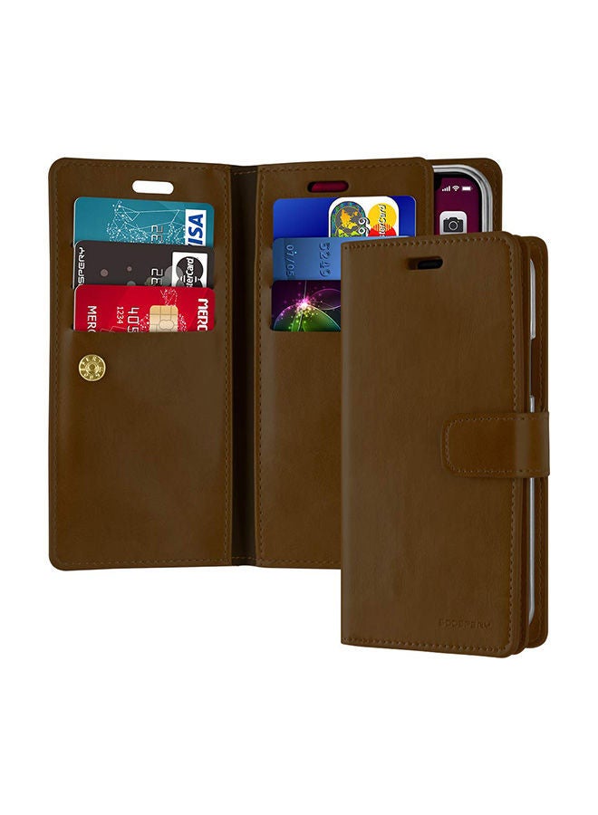 نيبمينينت غطاء حماية من الجلد لهاتف آيفون 11 بني - Image 1