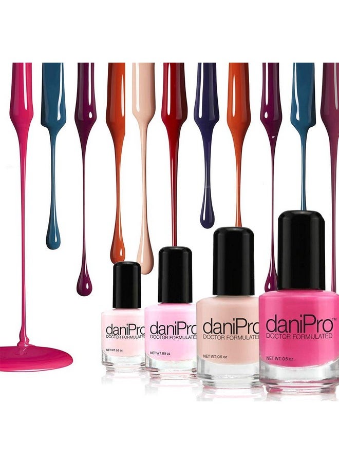 CoCo-Shop Danipro Doctor Formulated Nail Polish Hot Pink Promotes Healthier Stronger Nails Biotin And Vitamins A & E Toxinfree Super Quick Drying  - Image 3