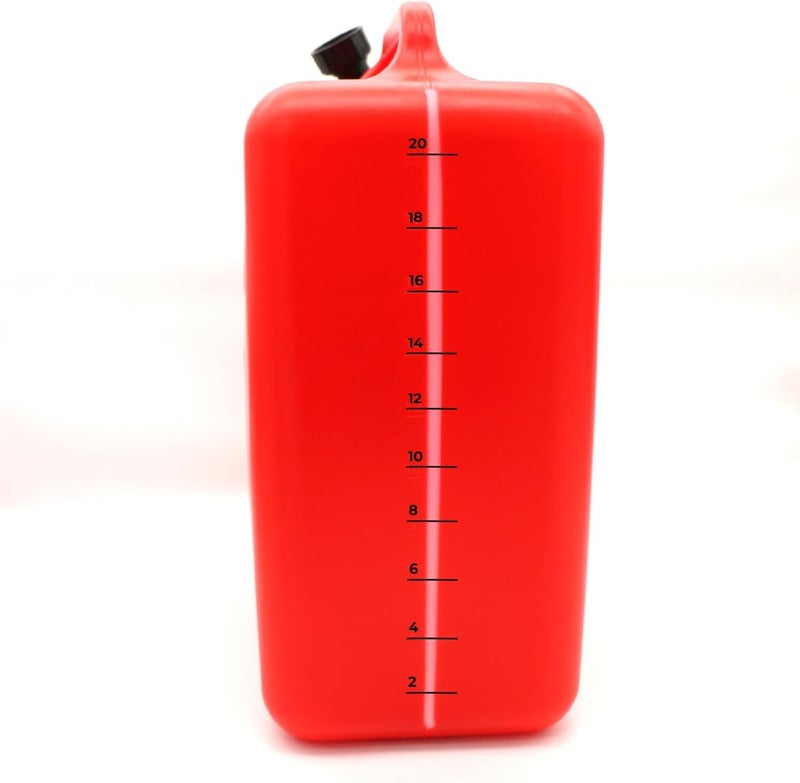 Duravel Most item matching trendy design Duravel Jerry Can - 20 Litre- Fuel Can Container for Oil Petrol Diesel Storage Moving Red Cans, UN Regulations Approved Heavy Duty Backup Petrol Tanks Mount for Motorcycle SUV ATV Most Cars Labor saving - Image 3