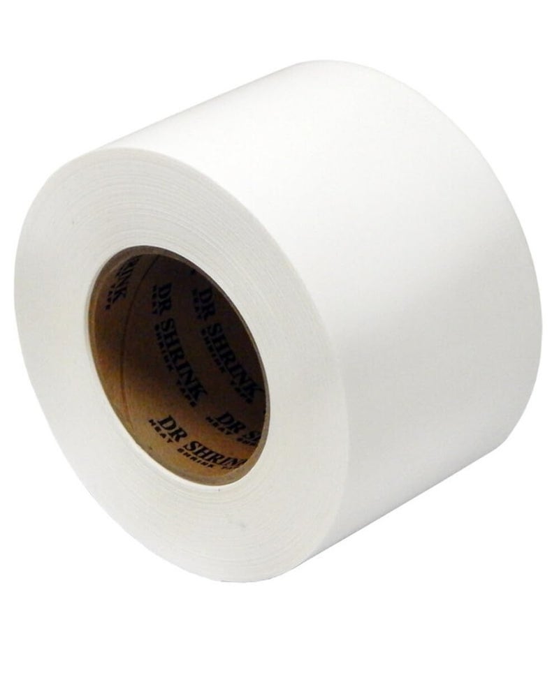 Dr. Shrink شريط الانكماش الأبيض 4" × 180' من دكتور شريك DS-704W - Image 2
