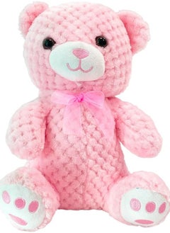 Lukadah Lukadah Teddy Bear Plush Stuffed Toys, Kids Soft Plushie Animal Doll, Adorable Stuffed, Nursery Decor for Kids, Toddlers, Baby Shower, Anniversary, Boys & Girls (Pack of 2)  - Image 2
