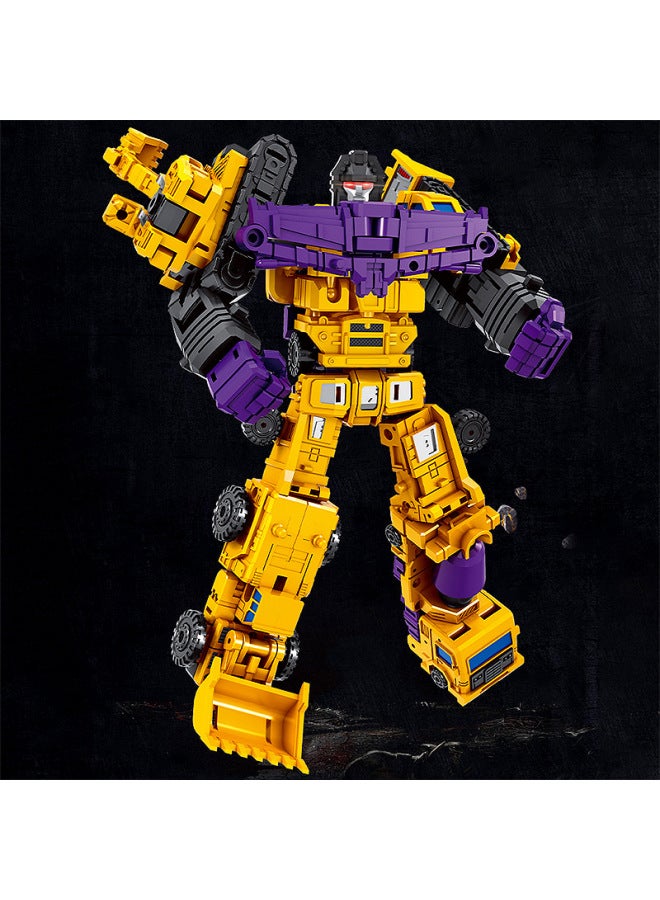 Deformation Toy Car Children's Educational Model Boy's Birthday Gift Robot Hand-made Baby Star 5001-Color:Green BHX Small Force God - Image 5
