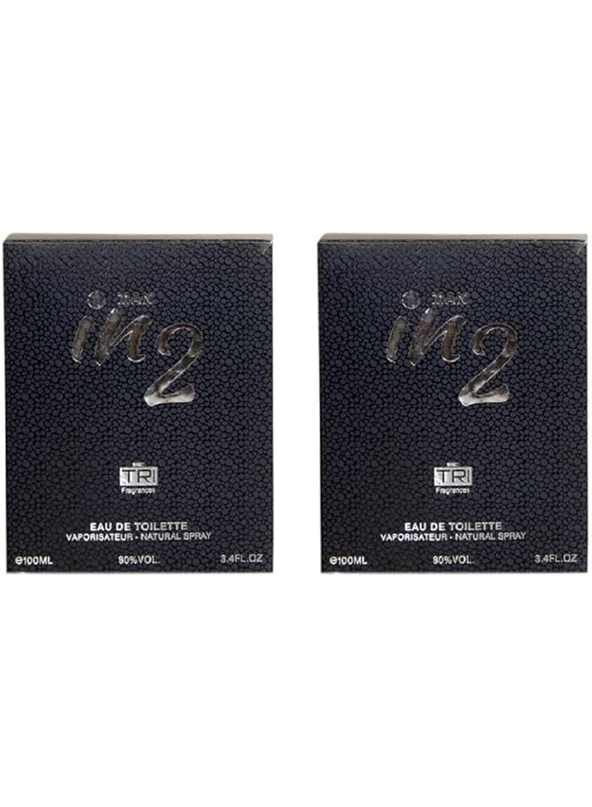 تي أر آي مجموعة مكونة من عطرين مان إن 2 أو دي تواليت 100 مل