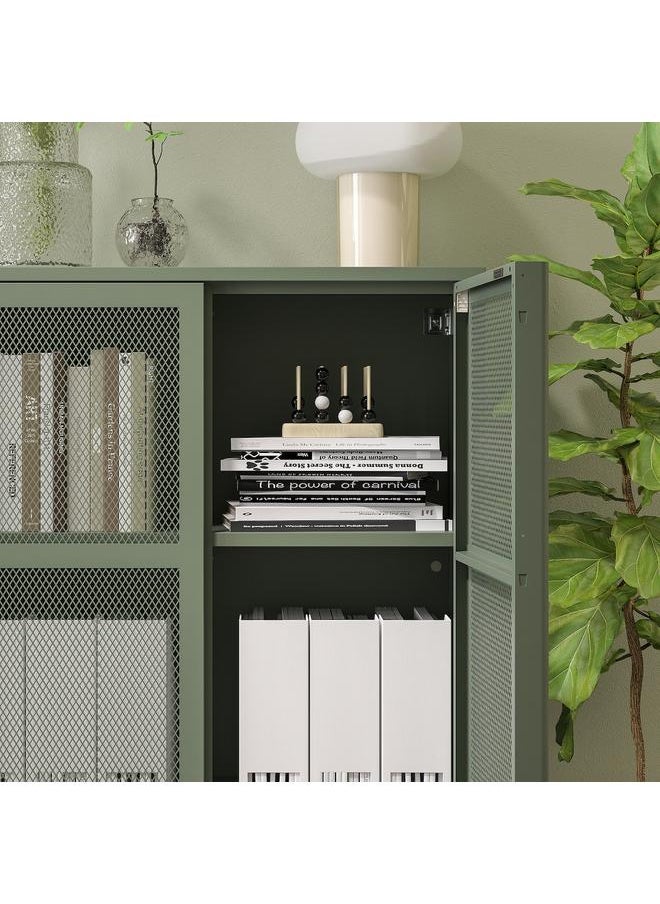 Cabinet With Doors, Grey-Green Mesh, 80X83 Cm - pzsku/Z695DEEAE42FDDF3A351EZ/45/_/1732623258/c42d8469-5552-473a-b436-51124cff984c