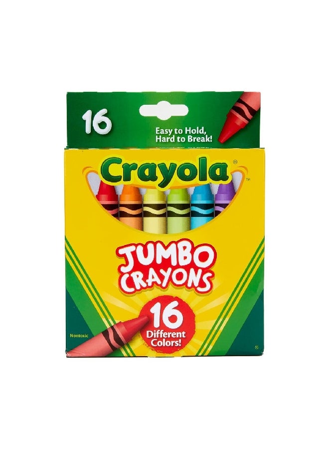 كرايولا مجموعة أقلام تلوين جامبو للأطفال مكونة من  قطعة بألوان متعددة - Image 1