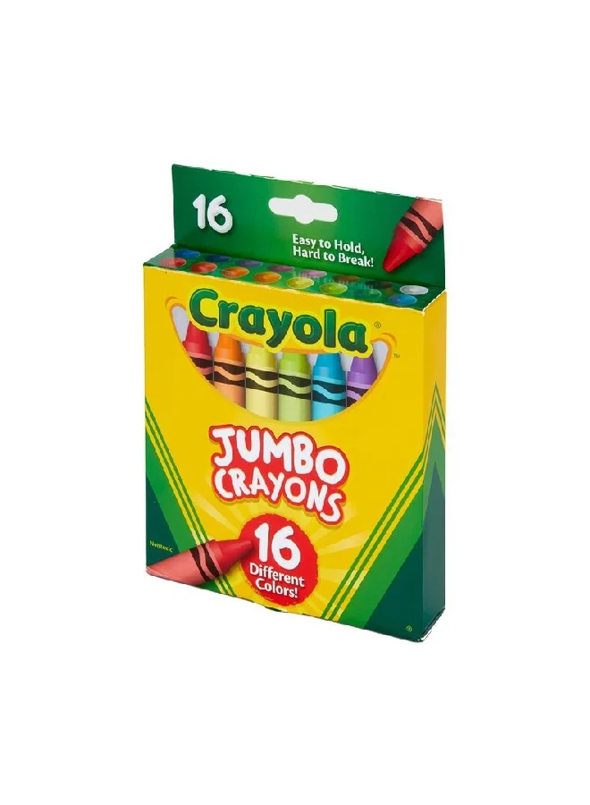 Crayola 16-Piece Jumbo Toddler Crayon Set Multicolour 13.17 x 12.7 x 2.7 cm CRA5203900001