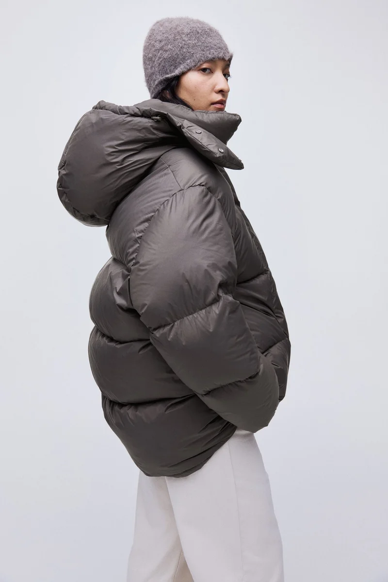 H&M Hooded down puffer jacket