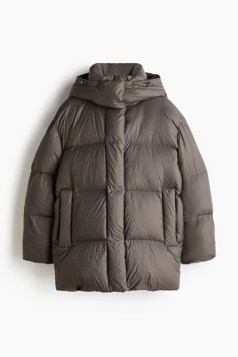H&M Hooded down puffer jacket