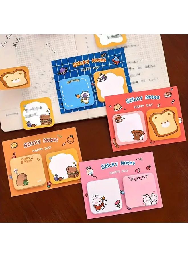 Cherry Bunny Astronaut Series Sticky Notes 60 Per Book For Kids - Image 1