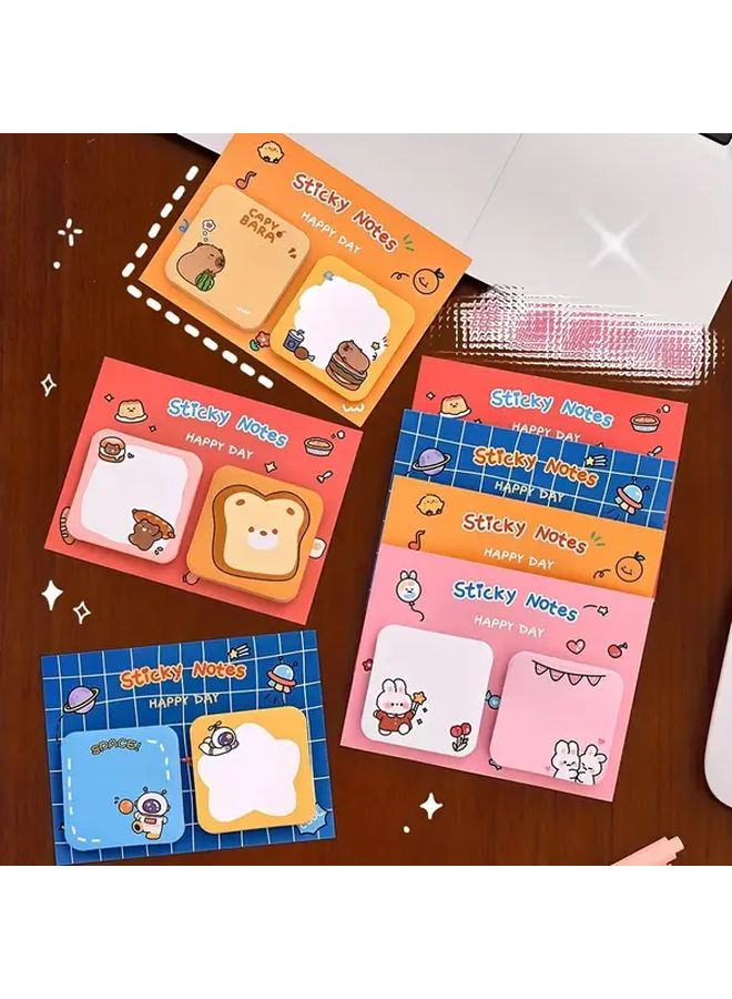 Cherry Bunny Astronaut Series Sticky Notes 60 Per Book For Kids - Image 3