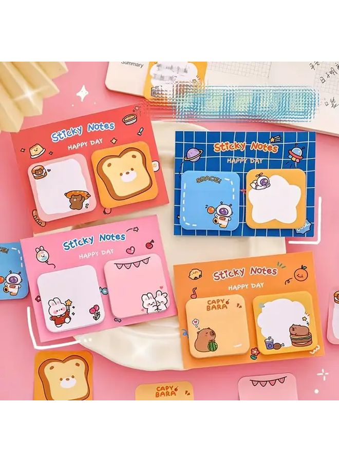 Cherry Bunny Astronaut Series Sticky Notes 60 Per Book For Kids - Image 2