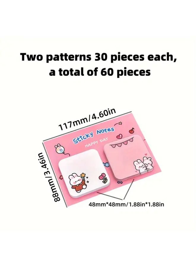 Cherry Bunny Astronaut Series Sticky Notes 60 Per Book For Kids - Image 5
