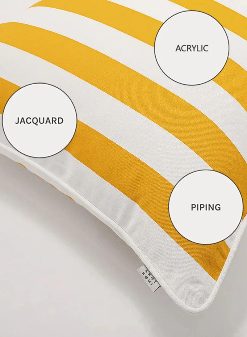 KNOT HOME Cushion Aelia Gaze (with filler) Pillow Knot Home Cover Set for Modern Sofa Contemporary Living Room Bedroom and Office Soft Washable