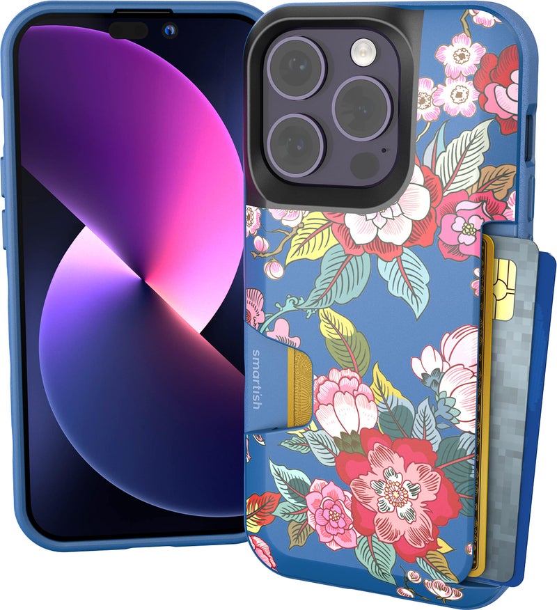 Smartish iPhone 14 Pro Wallet Case Wallet Slayer Vol 1 Slim Protective Credit Card Holder Drop Tested Hidden Credit Card Slot Cover for Apple iPhone 14 Pro Flavor of the Month - Image 2