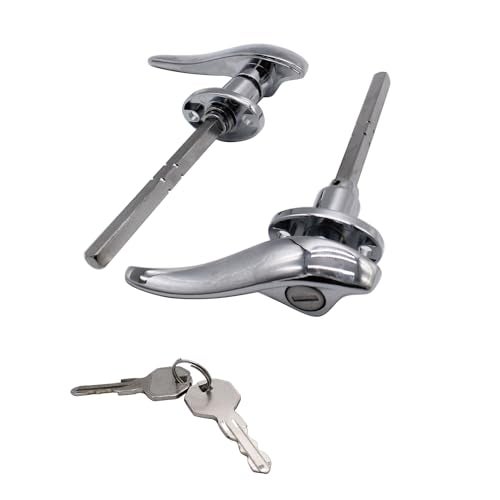 TAKPART Car Outside Locking Door Handles Compatible for 1932 Ford 3 Window Coupe and 1933 1934 Ford Closed Car - Image 1
