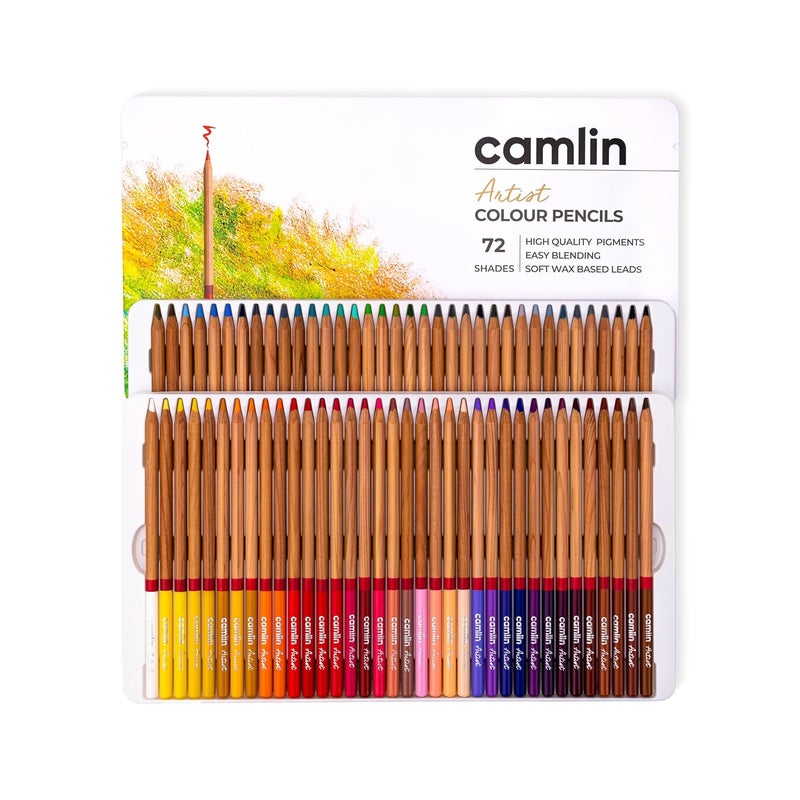 Camlin Artist Colour Pencils 72 ShadesInk Color Multicolor - Image 2