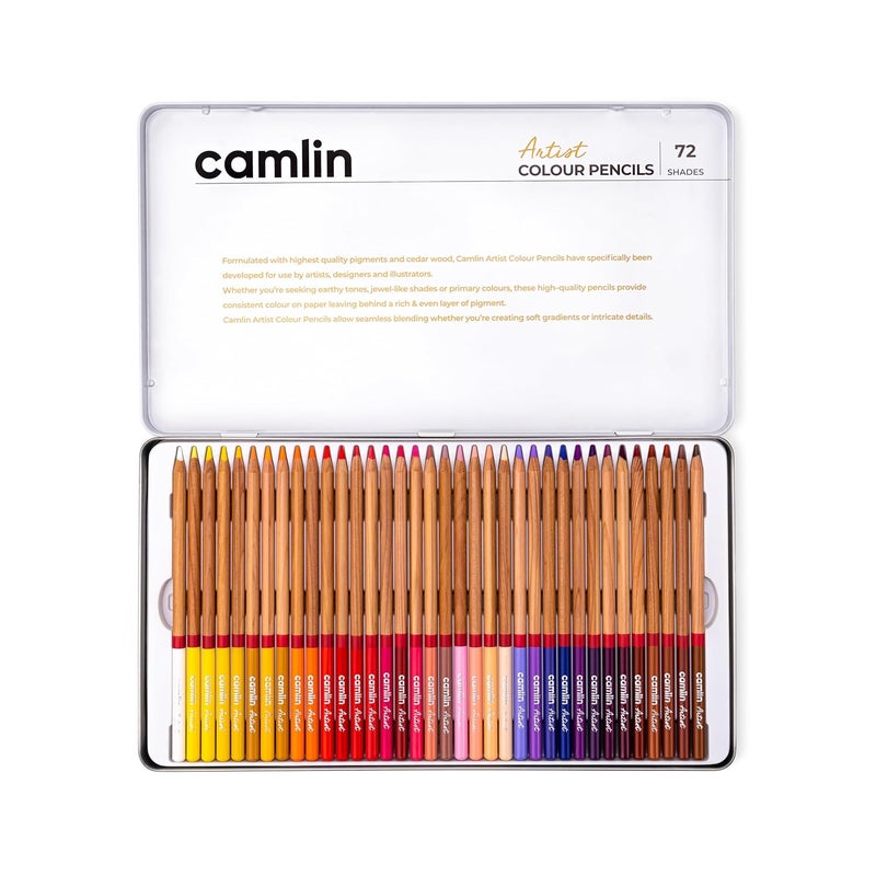 Camlin Artist Colour Pencils 72 ShadesInk Color Multicolor - Image 4
