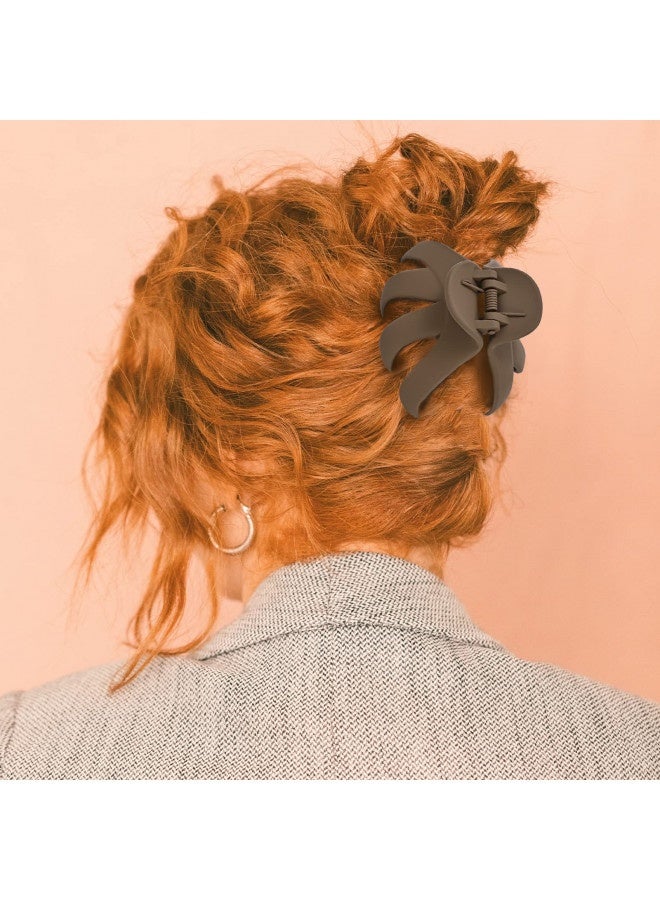 Lolalet Lolalet Octopus Hair Claw Clips, 5 Pack Non-slip Jaw Clips Medium Hair Clamps for Thick Curly Long Hair, Wide Grip Hair Accessories for Women Girls -Style B  - Image 2