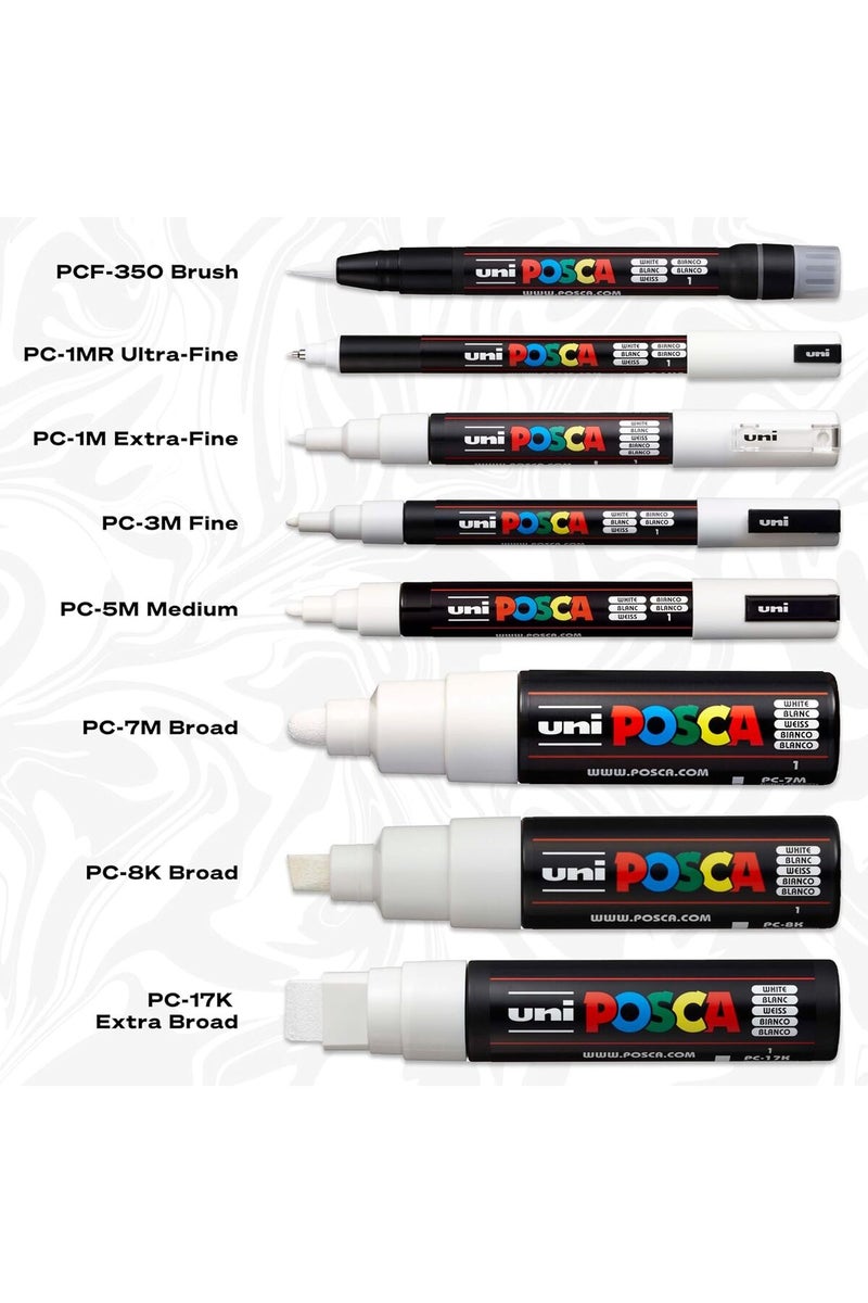 POSCA 8-Color Paint Marker Set, PC-5M Medium - Image 4