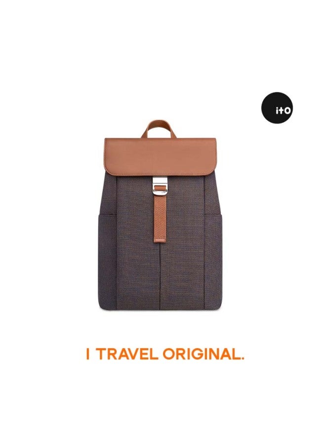 Ito Porcini Backpack Series Business Travel Fashion Laptop Bag Women's Backpack Muzong 16l - Image 1