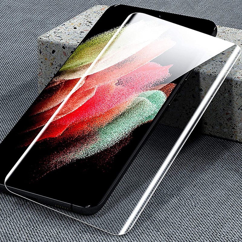 DD SON HD+ UV Tempered Glass Screen Protector Guard Compatible For Lava Agni 3 / Agni 2 5G (6.78 Inch, Pack of 1) Full Adhesive UV Curved Case Friendly HD Clarity with easy installation kit - Image 5