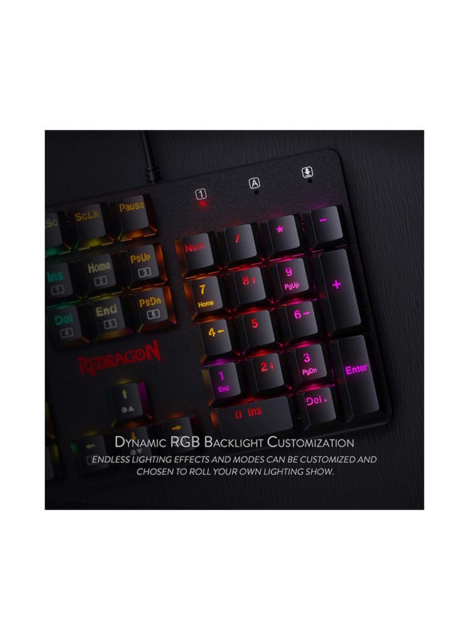 REDRAGON SHRAPNEL MECHANICAL KEYBOARD-RED SWITCH K589