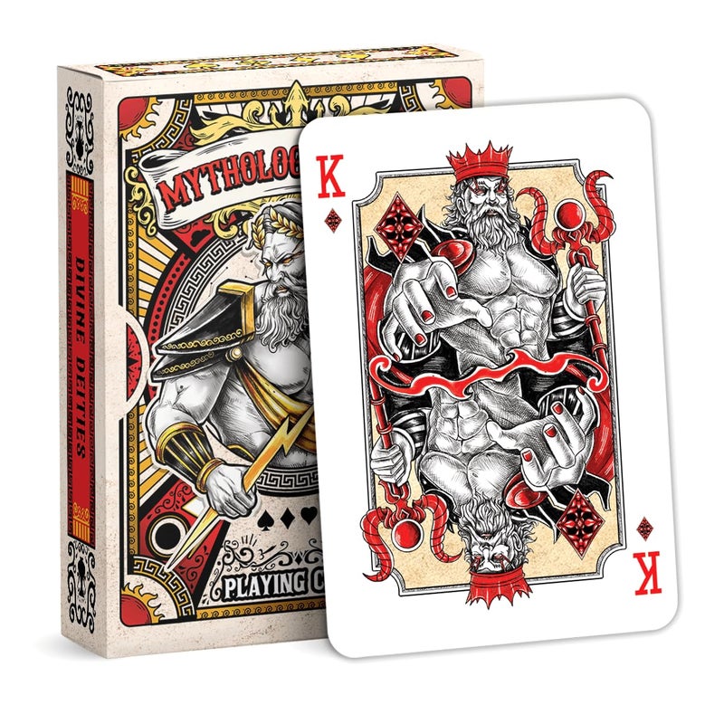 99FOX Mythology Deities Playing Cards Gods Goddesses Card Deck for Adults and Teens - Image 3