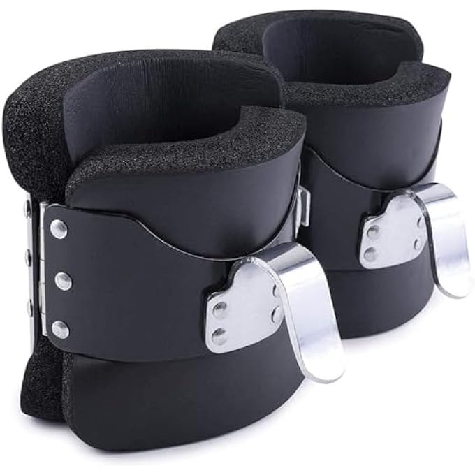 rayihni Anti Gravity Boots, Black Inversion Boots For Men And Women With 2 Gravity Hooks, Exercise Recovery Compression Relief Fitness Equipment For Home Gym Workout Training - Image 4