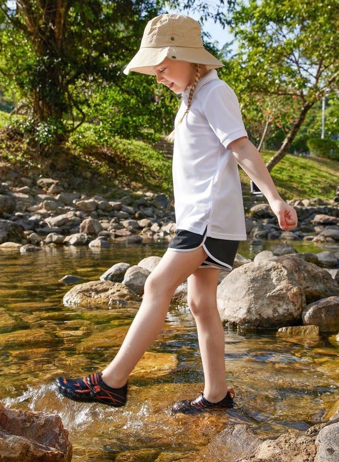Stelle Water Shoes for Boys Girls Kids Quick Dry Aqua Socks Barefoot Swim Beach Lightweight Non Slip Shoes（Black，13ML） - Image 3