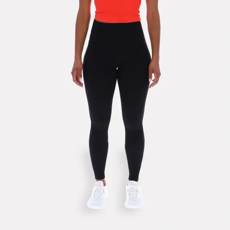 Reebok High Rise Full Length Printed Women's Tight - Black