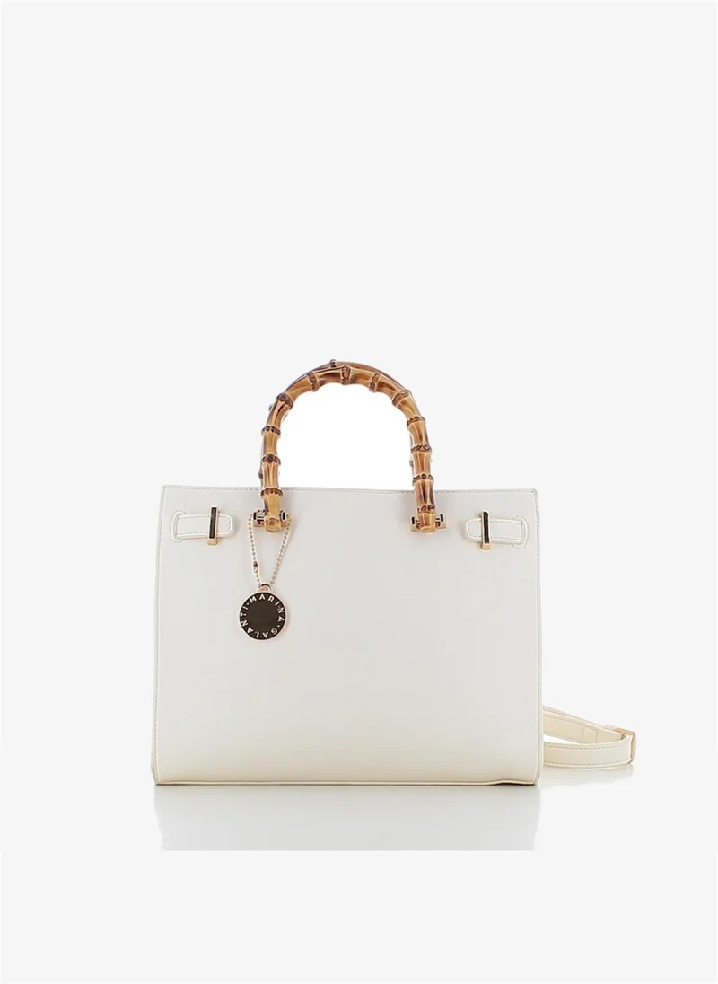 Marina Galanti Marina Galanti Women's Allai Leather-Effect Handbag – Off White