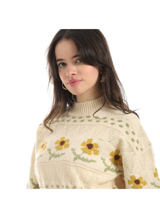 Coctail Pullover-17397-BIEGE - Image 5