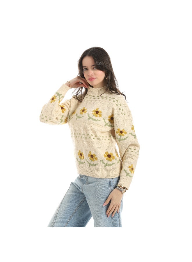 Coctail Pullover-17397-BIEGE - Image 2