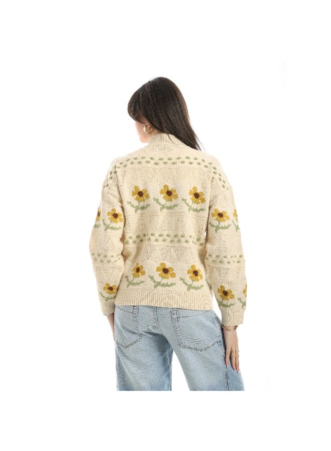 Coctail Pullover-17397-BIEGE - Image 3