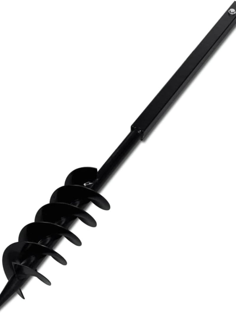 GGOOT Hardware,Tools,Drills,Augers,Ground Drill with Handle 100 mm with Extension Tube 9 m Steel - Image 5