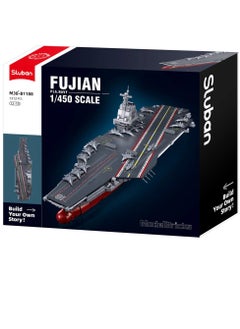 Sluban Sluban - Model Bricks Fujian Aircraft Carrier 1/450 1312 Pieces - M38-B1188  - Image 1