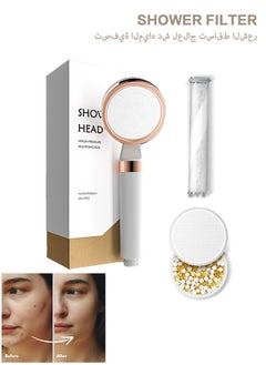Sweet Life Shower Filter High Pressure Handheld Shower Head, Water Filter Shower for Hair Loss, Healthy Skin & Hair, Bathroom Accessories, Lab-Tested Chlorine Removal, فلتر دش الاستحمام  - Image 1